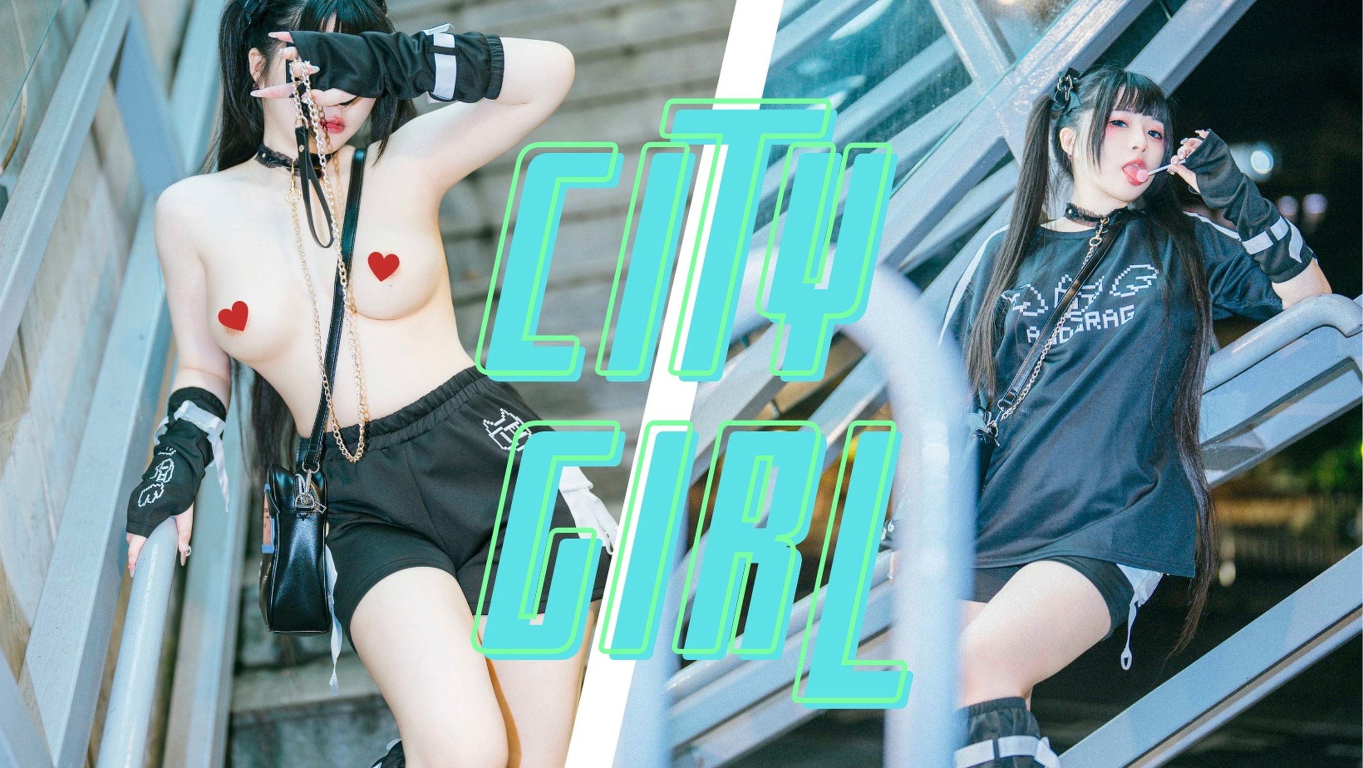 图片[1]-落落Raku – NO.028 城市女孩 [47P]-XikXak